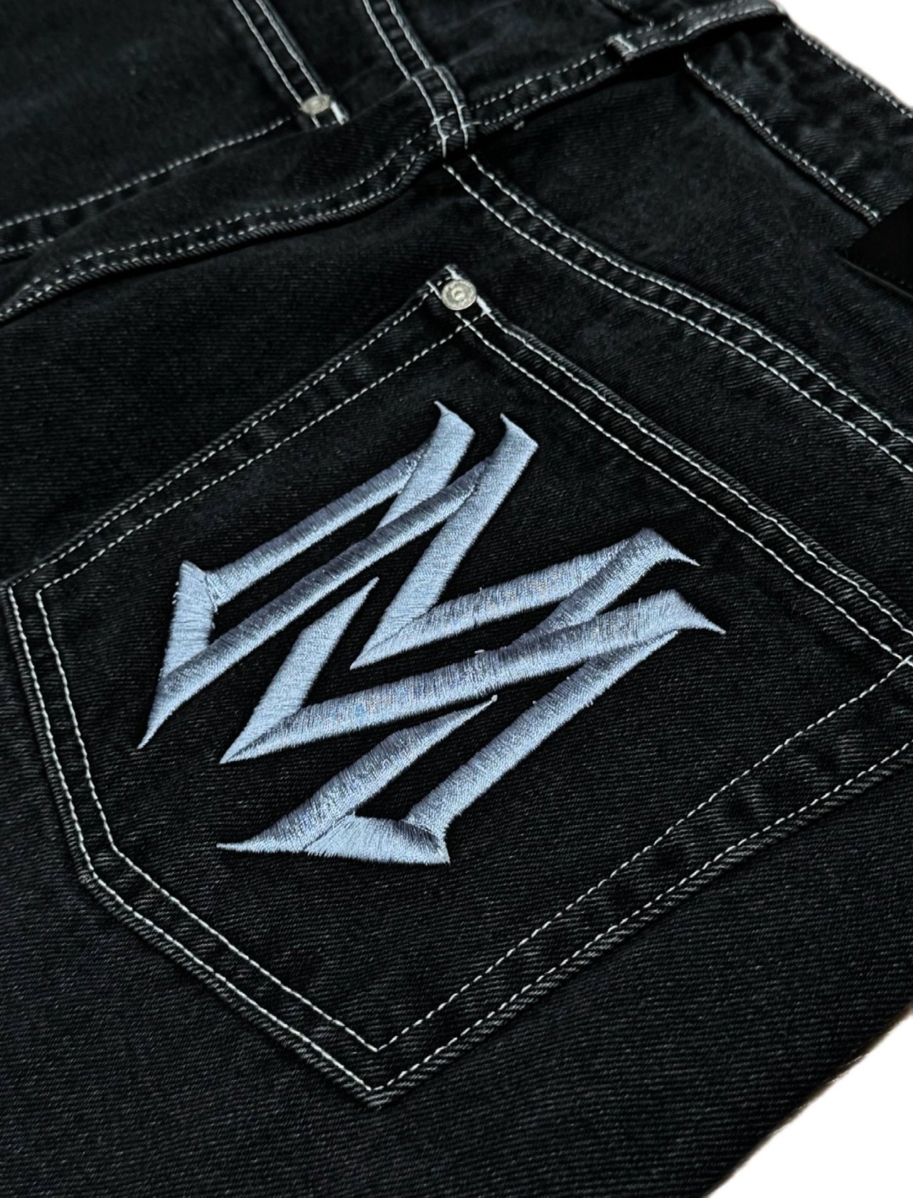 CHROME DENIM PANTS