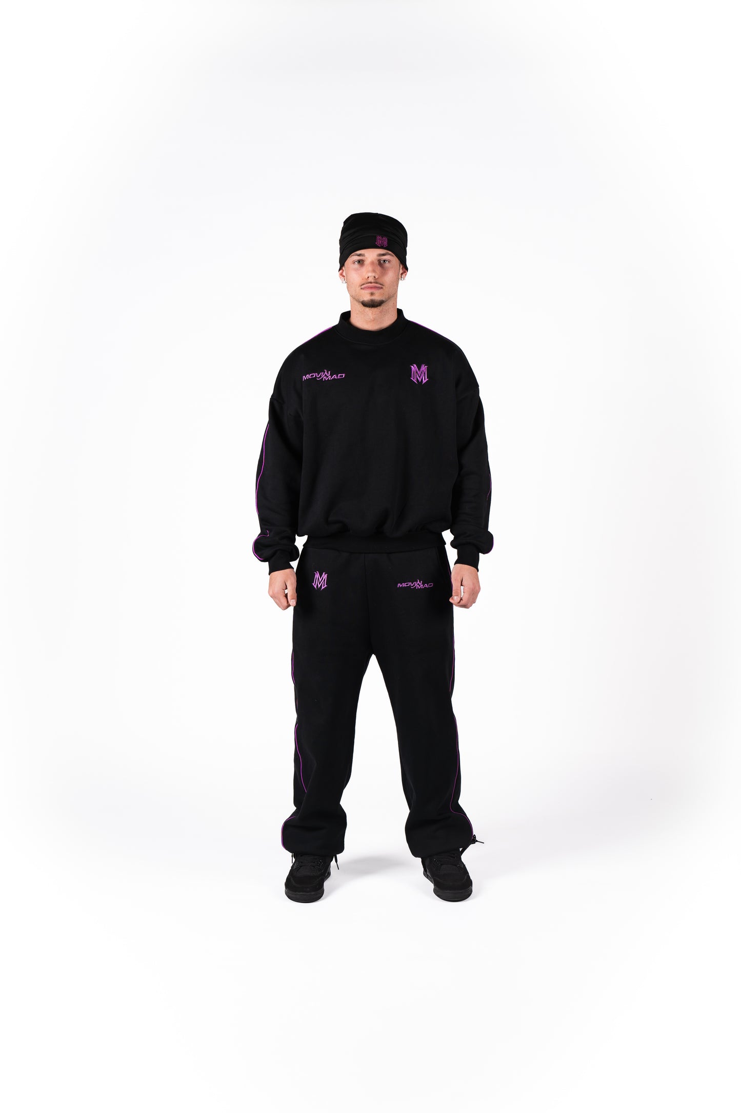 PURPLE COZY CREWNECK
