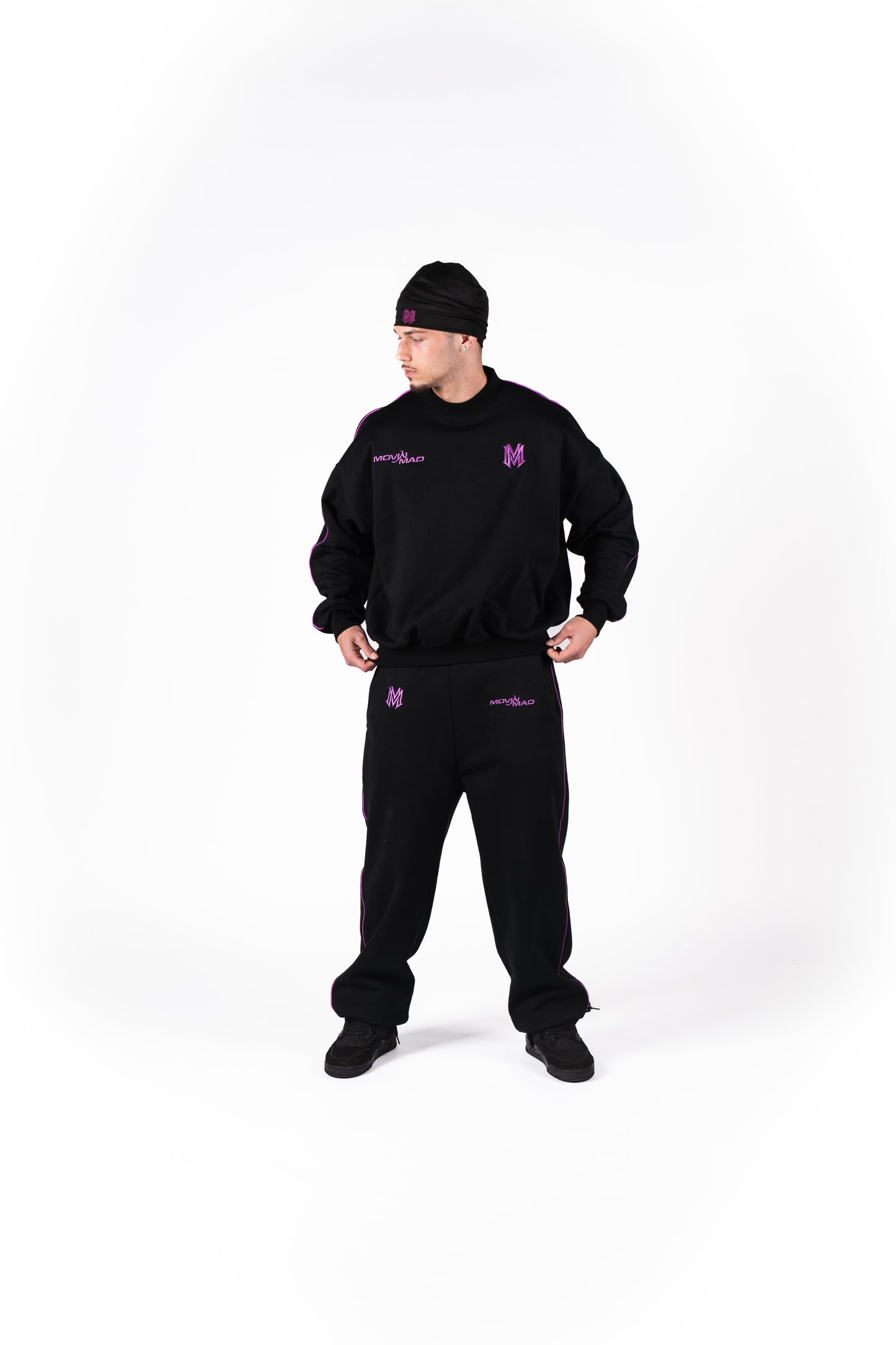 PURPLE COZY CREWNECK