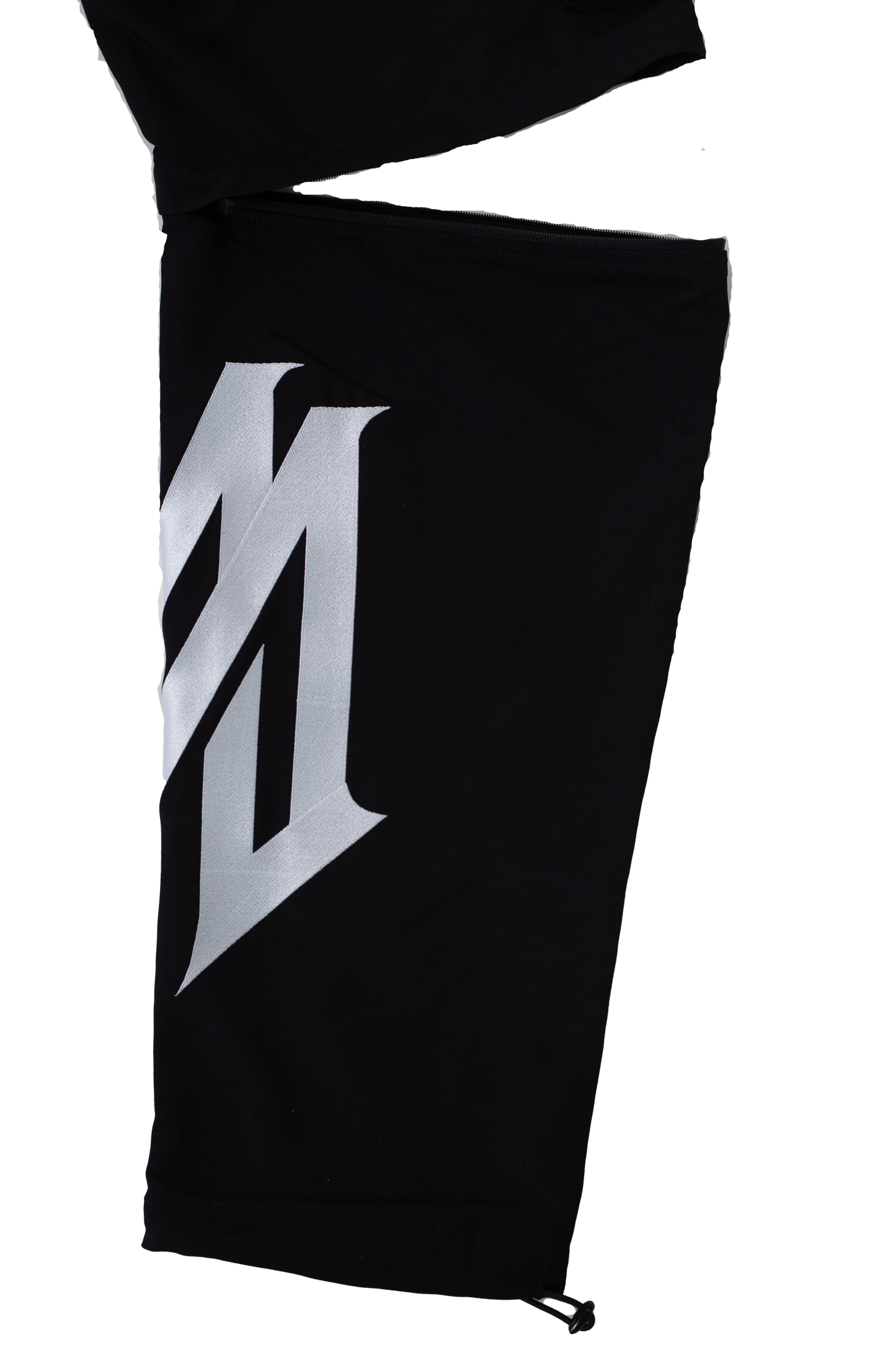 BLACK CONVERTIBLE CARGO PANTS