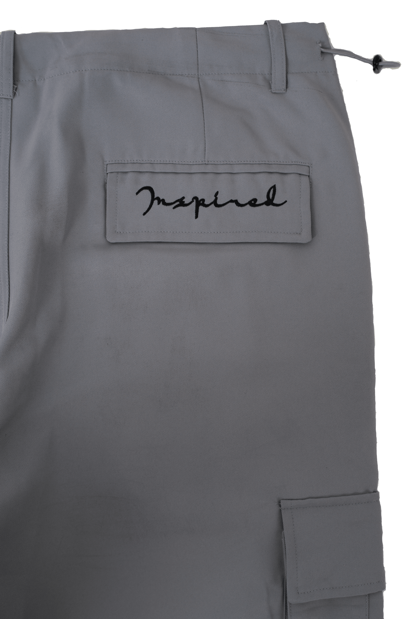 GREY CONVERTIBLE CARGO PANTS