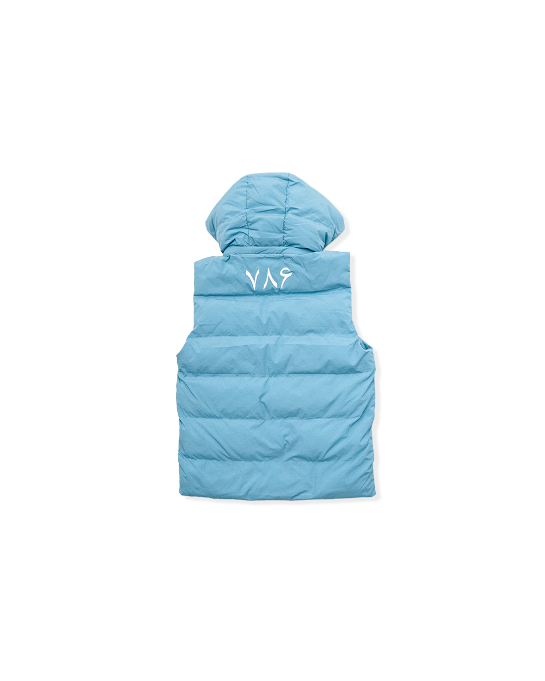 BABY BLUE PUFFER VEST - Movinmad